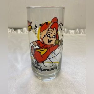 Vintage, 1985 Alvin and the Chipmunks " Alvin " Drink Glass